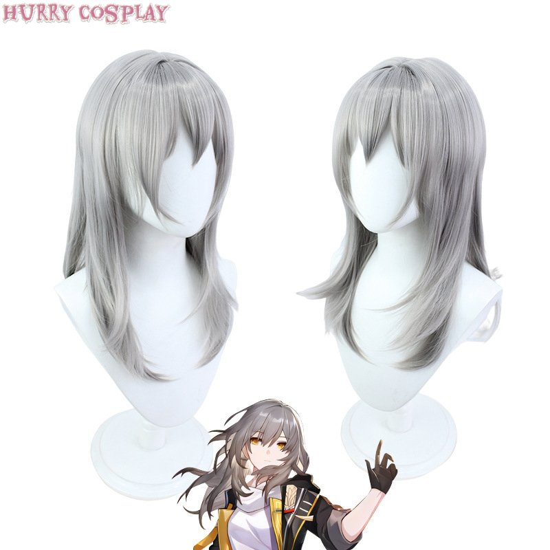 Game Cosplay,Honkai: Star Rail,Wigs,Honkai Star Rail Trailblazer Women Cosplay Costume - Wig